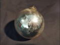 Photo 3 — Ancienne boule de Noël boule de pardon en verre soufflé mercurisé églomisé